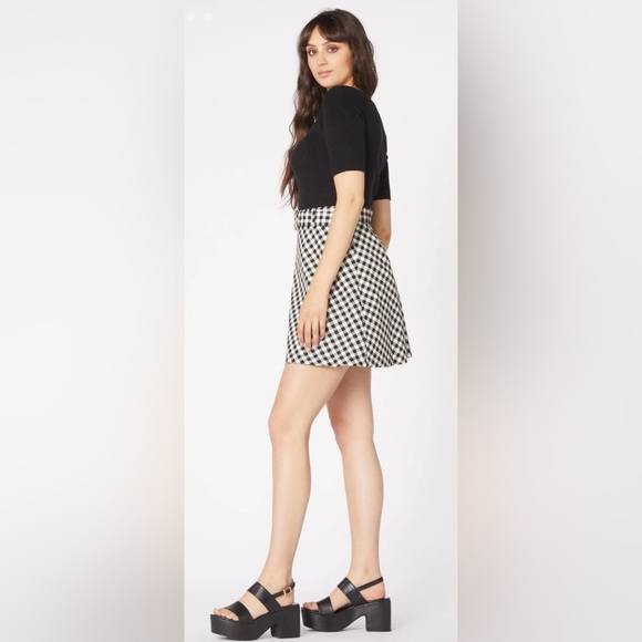 ModCloth Princess Highway|Olive plaid mini skirt!Clueless 90’s style 🫶🏻NWT - Picture 14 of 14